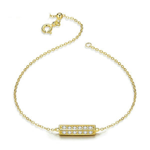 Geometric Square Chain Bracelet