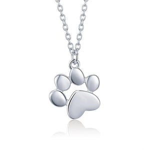 Dog Cat Footprints Necklace