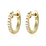 Round Hoop Earrings