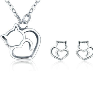 Pussy Cat Jewelry Set