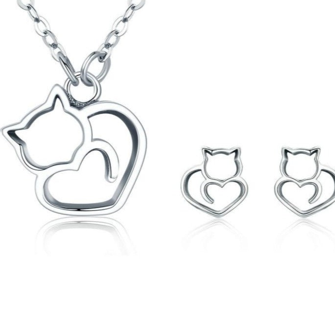 Pussy Cat Jewelry Set