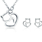 Pussy Cat Jewelry Set