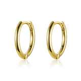 Round Hoop Earrings