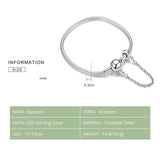 Snake Bracelet with Safety Chain Beads