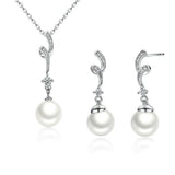 White Pearl Jewelry Set