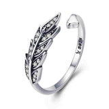 Feather Wings Adjustable Ring