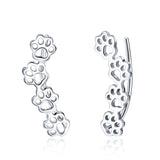 Cat And Dog Footprints Stud Earrings