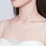 Dazzling Round Circle Pendant Necklace