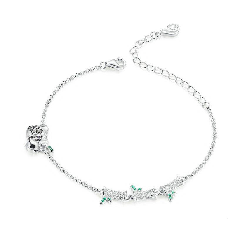 Panda and Bamboo Bracelet