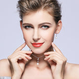 White Pearl Jewelry Set