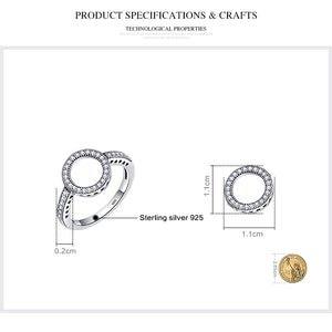 Forever Clear Round Ring