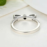 Sparkling Bow Knot Stackable Ring