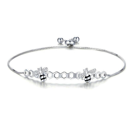 Honeycomb Bee Bracelet