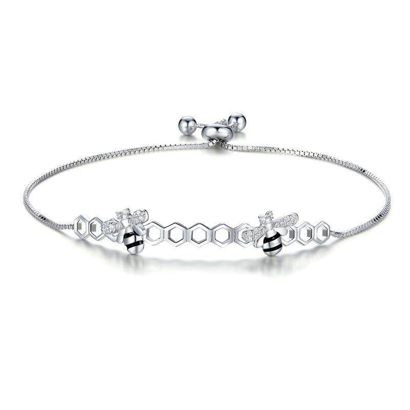 Honeycomb Bee Bracelet