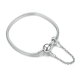 Snake Bracelet with Safety Chain Beads