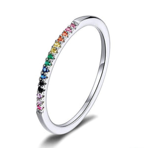 Rainbow Color Finger Ring