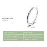 Rainbow Color Finger Ring