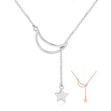 Moon and Star Tales Pendant Necklace