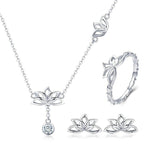 Lotus Flower Jewelry Set