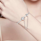 Snake Bracelet with Safety Chain Beads